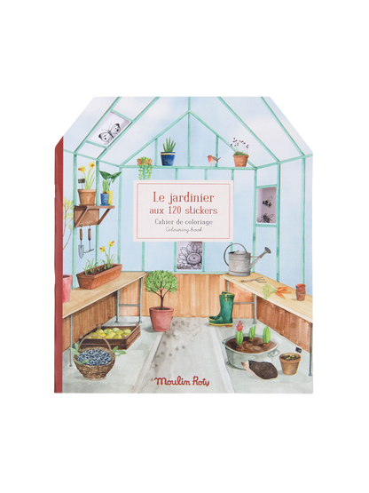 Kolorowanka z naklejkami Moulin Roty BÉBÉ Concept 