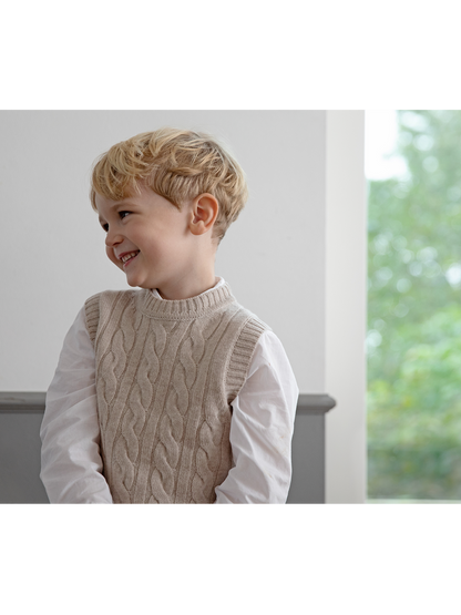 Kamizelka Meri Vest z wełny i kaszmiru HOLMM BÉBÉ Concept