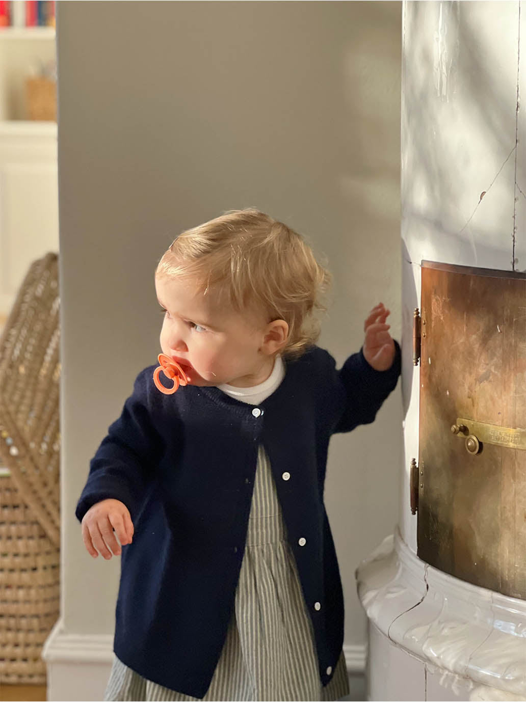 Klasyczny kaszmirowy kardigan dziecięcy Molly HOLMM BÉBÉ Concept