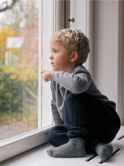 Spodnie z bawełny i kaszmiru Reims Kids HOLMM BÉBÉ Concept