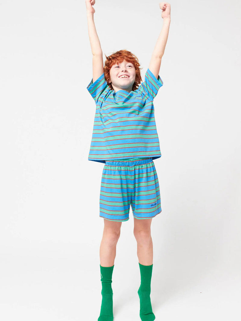 Zestaw Loungewear Stripes z bawełny organicznej Bobo Choses BÉBÉ Concept 