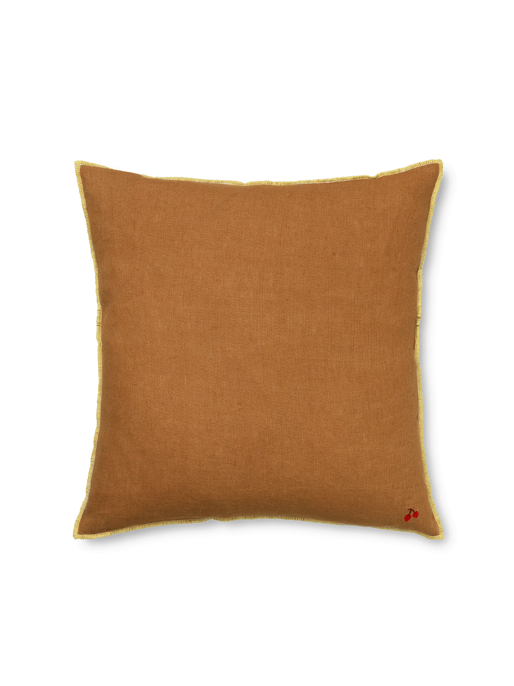 Lniana poduszka z kontrastowym obszyciem Ferm Living BÉBÉ Concept