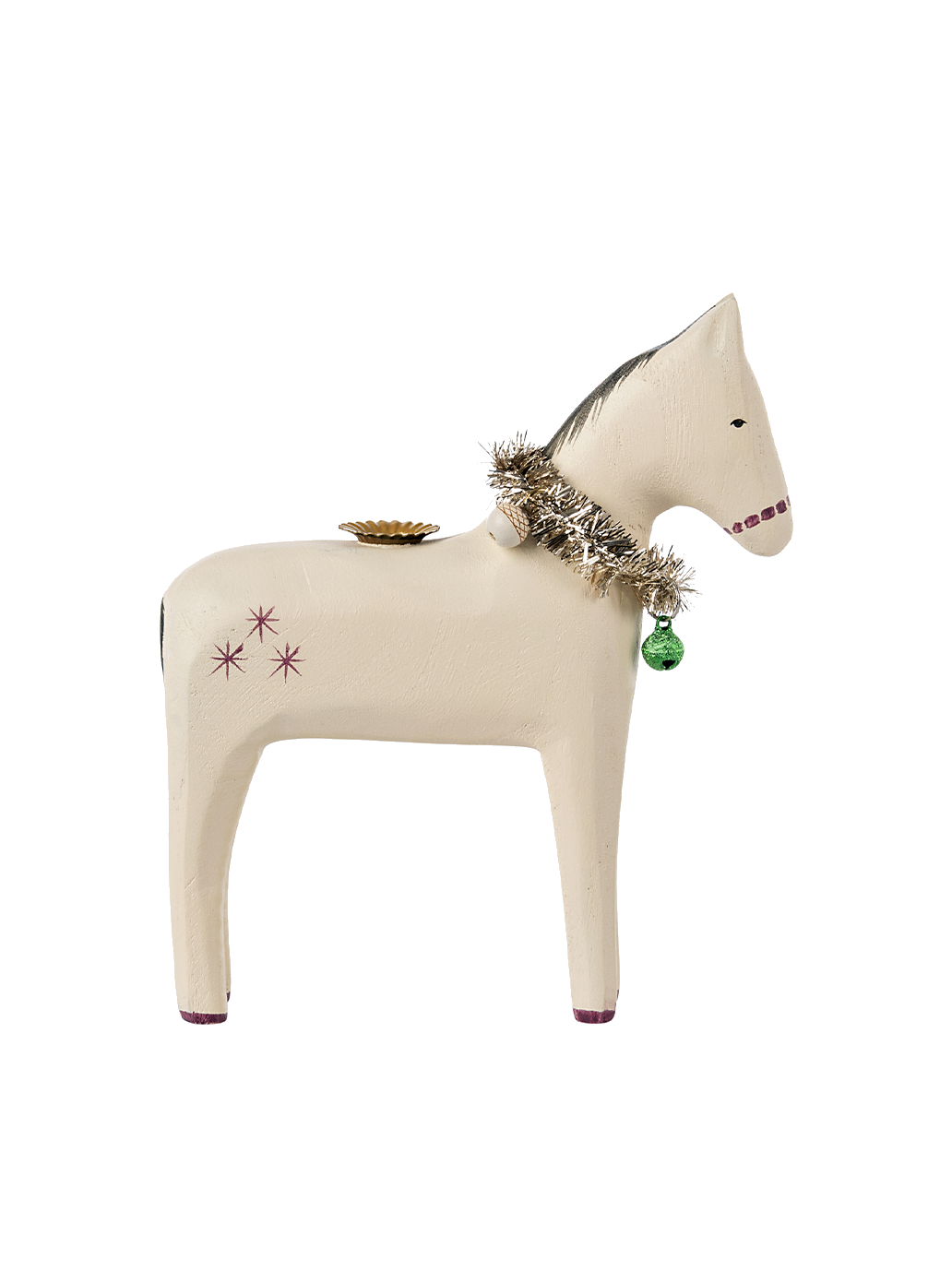 Drewniany świecznik konik Christmas Horse Small