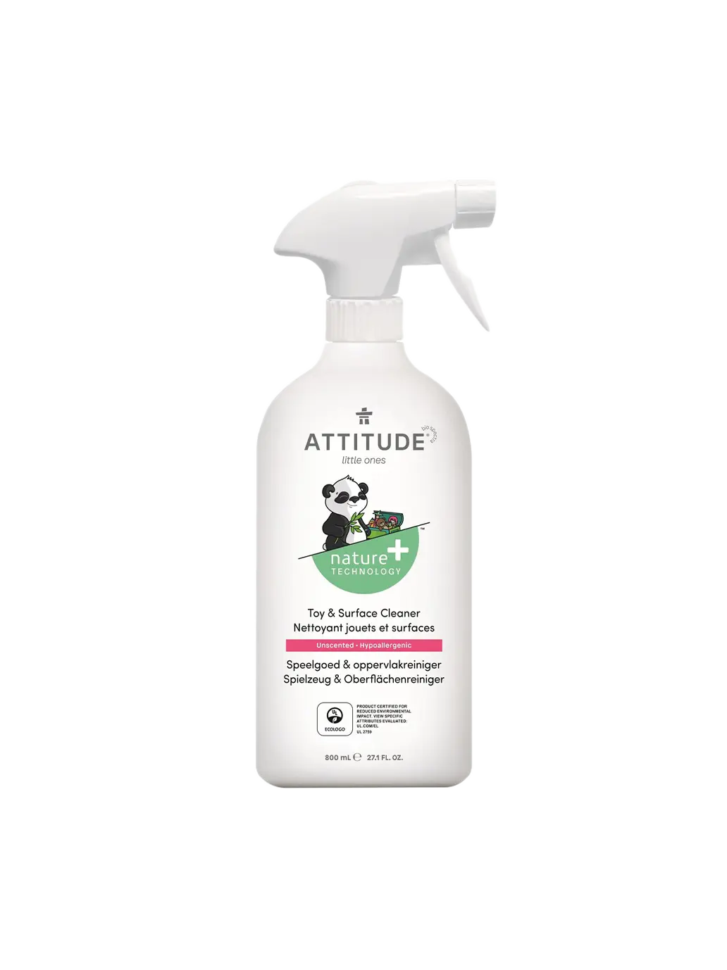 środek do czyszczenia zabawek i powierzchni Attitude BÉBÉ Concept