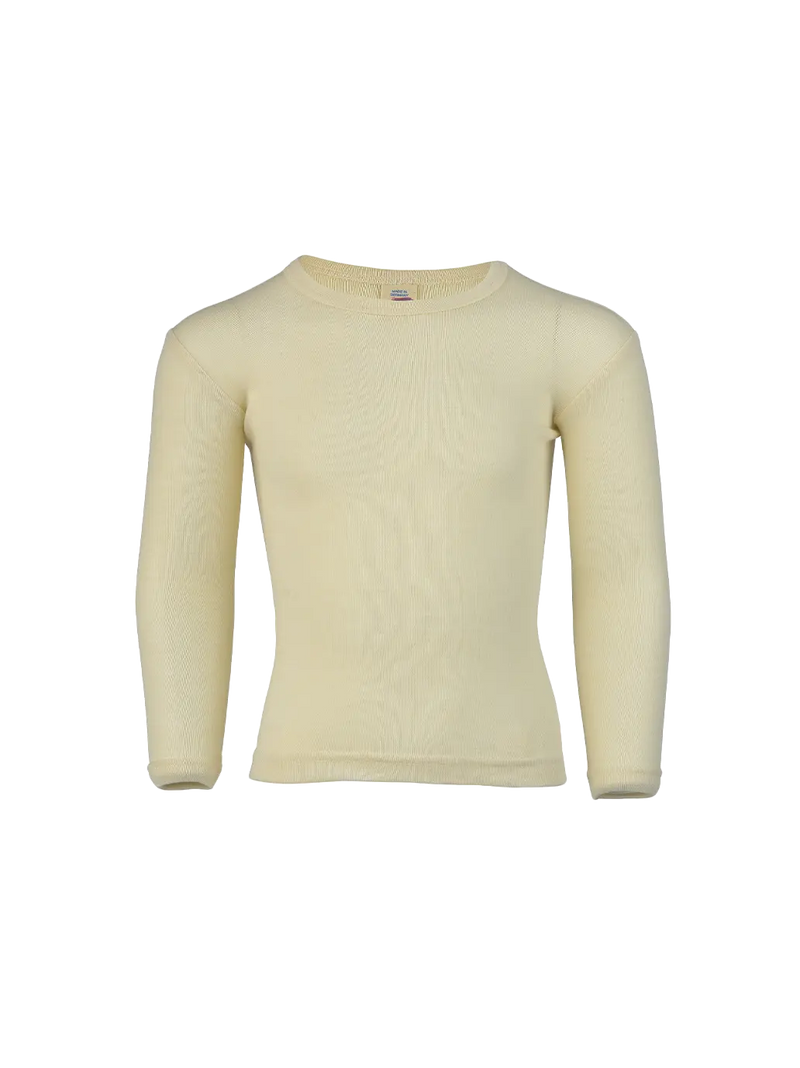 Koszulka longsleeve z wełny merino i jedwabiu Engel Natur BÉBÉ Concept