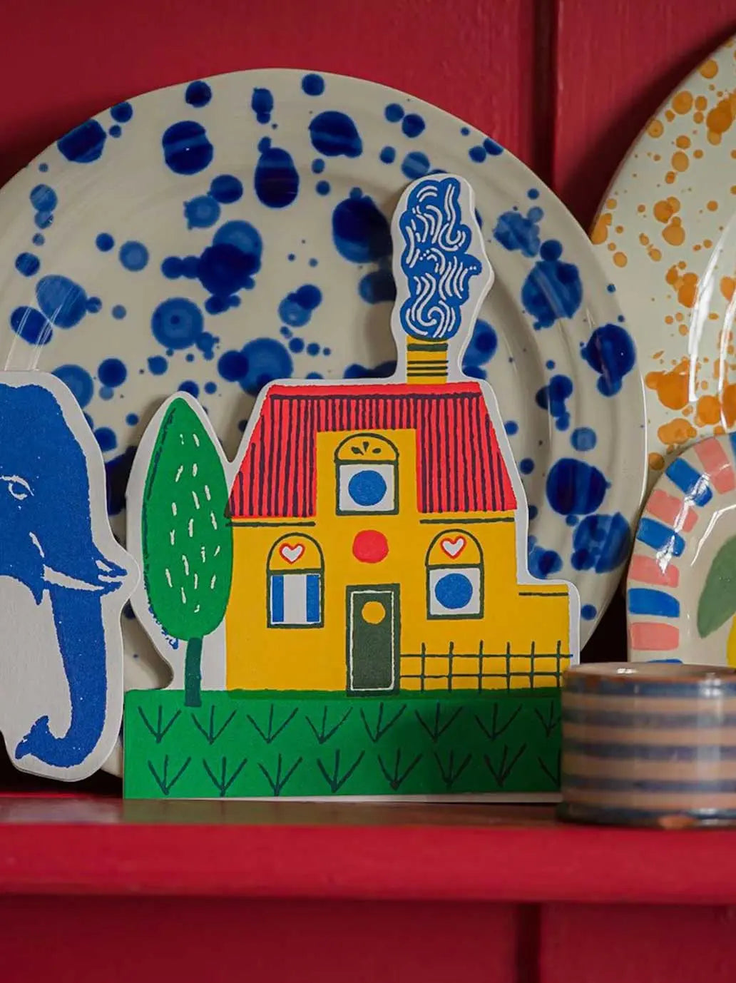 Ozdobna kartka z kopertą Yellow Home Archivist Gallery BEBE Concept 