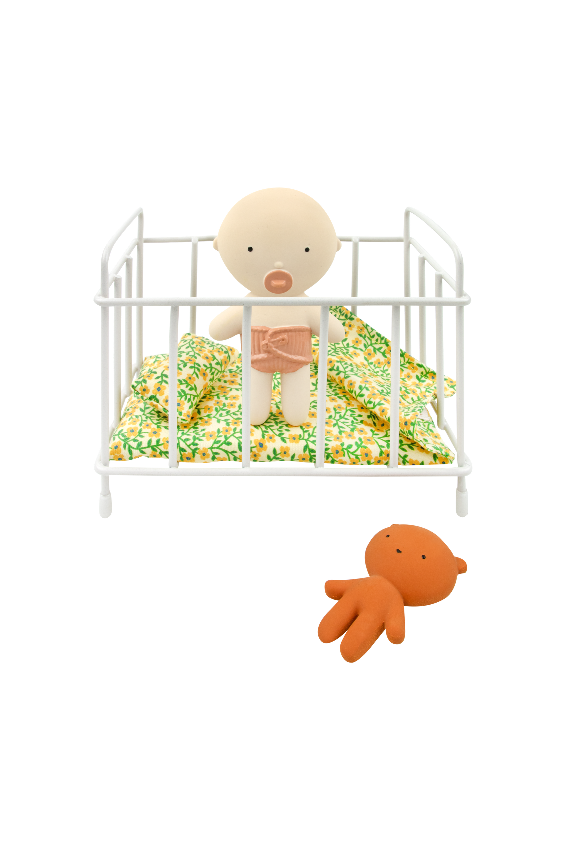 Miniaturowe łóżeczko dla lalki Gommu Pocket We Are Gommu BÉBÉ Concept