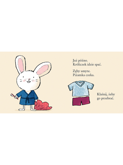 Śpij, króliczku Wydawnictwo Dwie Siostry BÉBÉ Concept