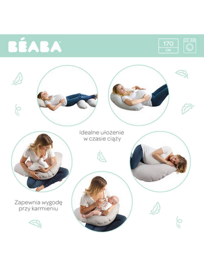 Ergonomiczna poduszka dla kobiet w ciąży i karmiących Big Flopsy Beaba BÉBÉ Concept