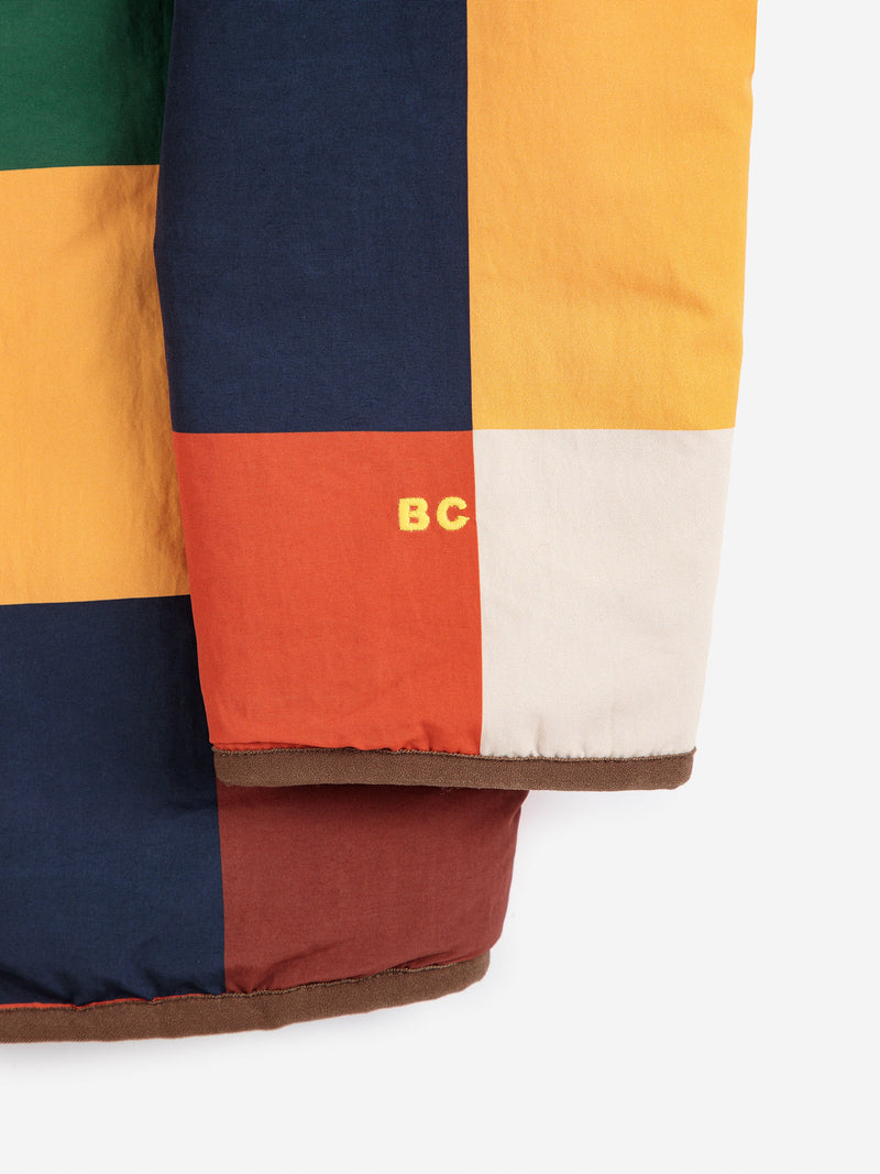 Multicolor Tiles reversible sheepskin jacket Kids Bobo Choses BÉBÉ Concept 