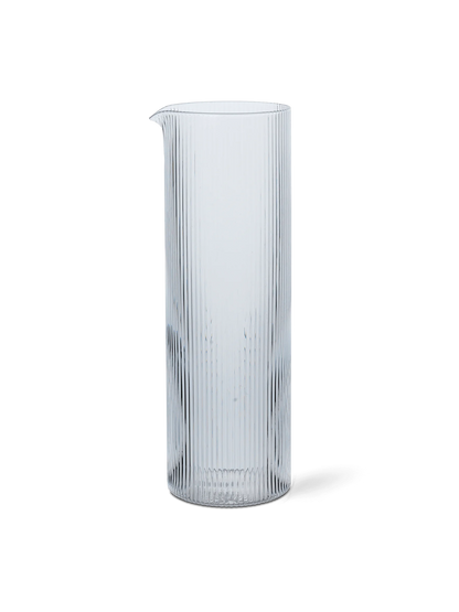 Szklana karafka Ripple Water Jug Ferm Living BÉBÉ Concept 