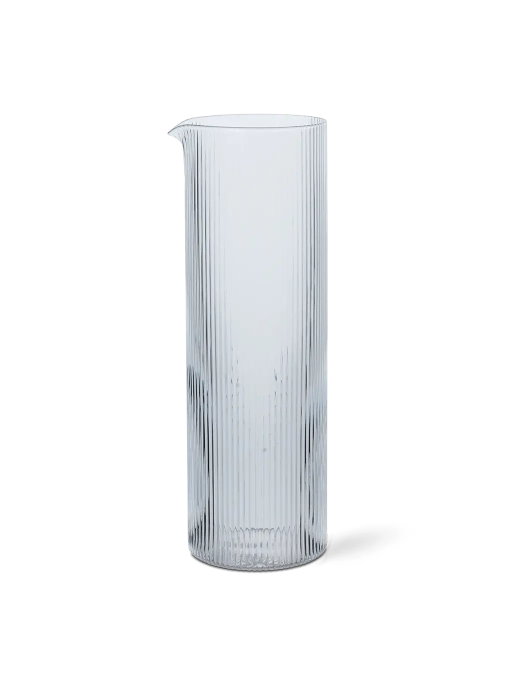 Szklana karafka Ripple Water Jug Ferm Living BEBE Concept 