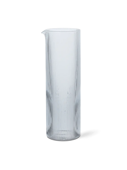Szklana karafka Ripple Water Jug Ferm Living BEBE Concept 