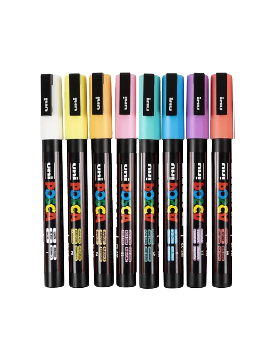 Markery z farbą plakatową POSCA PC3M UNI BÉBÉ Concept 