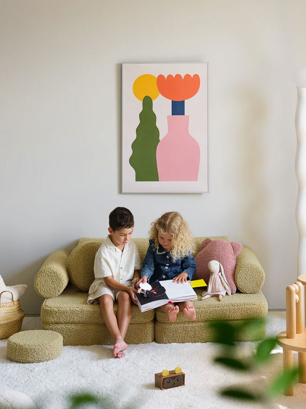 Kanapa modułowa dla dzieci Play Sofa Settee WigiWama BÉBÉ Concept 