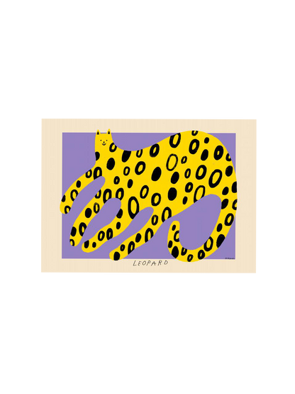 Plakat z grafiką autorstwa Madelen Möllard PSTR Studio BÉBÉ Concept