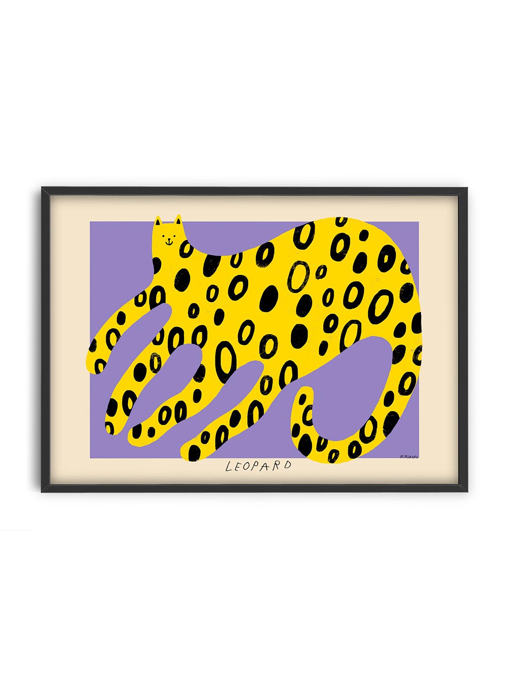 Plakat z grafiką autorstwa Madelen Möllard PSTR Studio BÉBÉ Concept