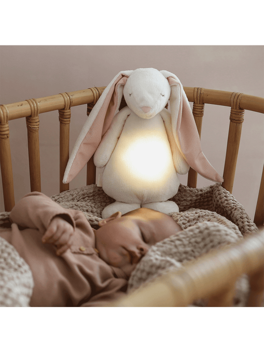 дзижчачий зайчик з нічною лампою