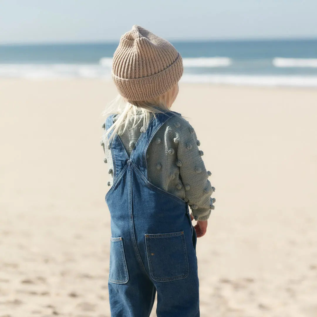 sweterek popcorn z wełny merino Mille Family BÉBÉ Concept