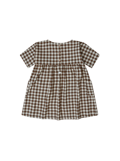 Sukienka flanelowa Gather Organic Zoo BÉBÉ Concept