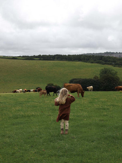 Sukienka sztruksowa Gather Organic Zoo BÉBÉ Concept
