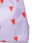 Torba na zakupy Grocery Bag lilac hearts