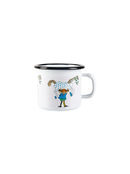 Ретро емальована чашка Пеппі 2,5 дл