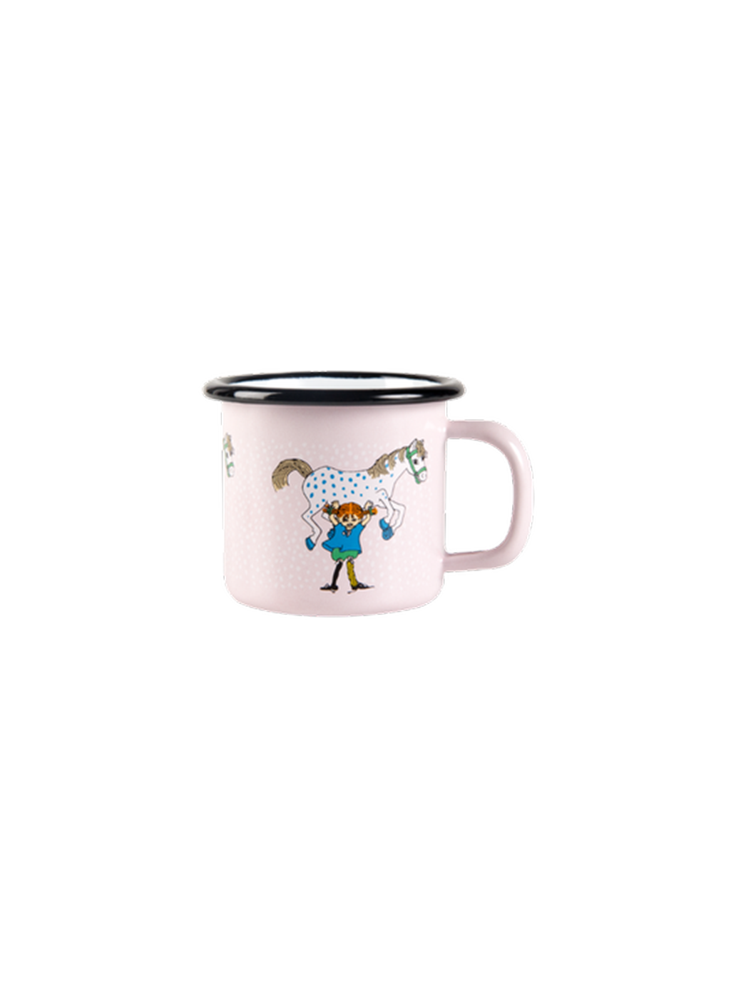 Ретро емальована чашка Пеппі 1,5 дл