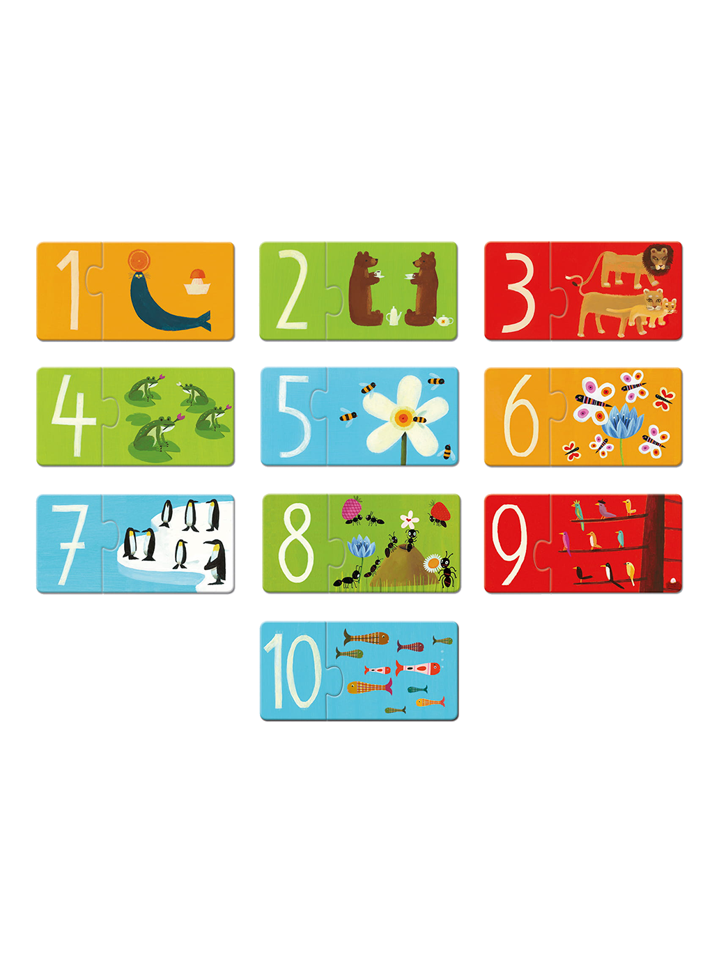 Puzzle dla najmłodszych Duo Djeco BÉBÉ Concept