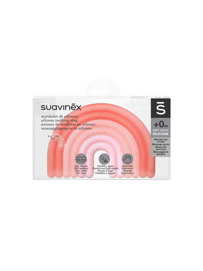 Gryzak silikonowy Tęcza Suavinex BÉBÉ Concept