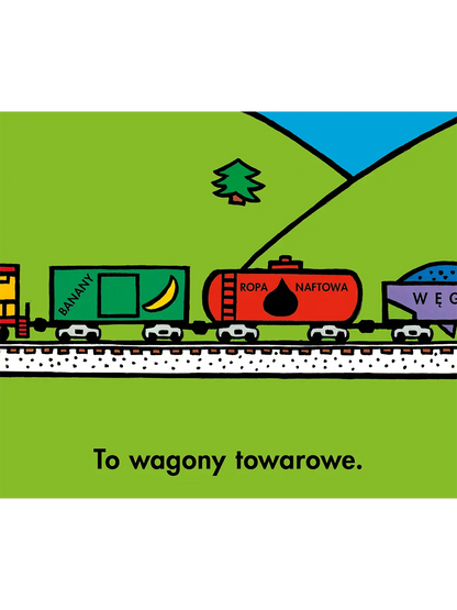 Pociągi Wydawnictwo Dwie Siostry BÉBÉ Concept