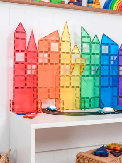 Klocki magnetyczne Rainbow Creative Pack Connetix BÉBÉ Concept 