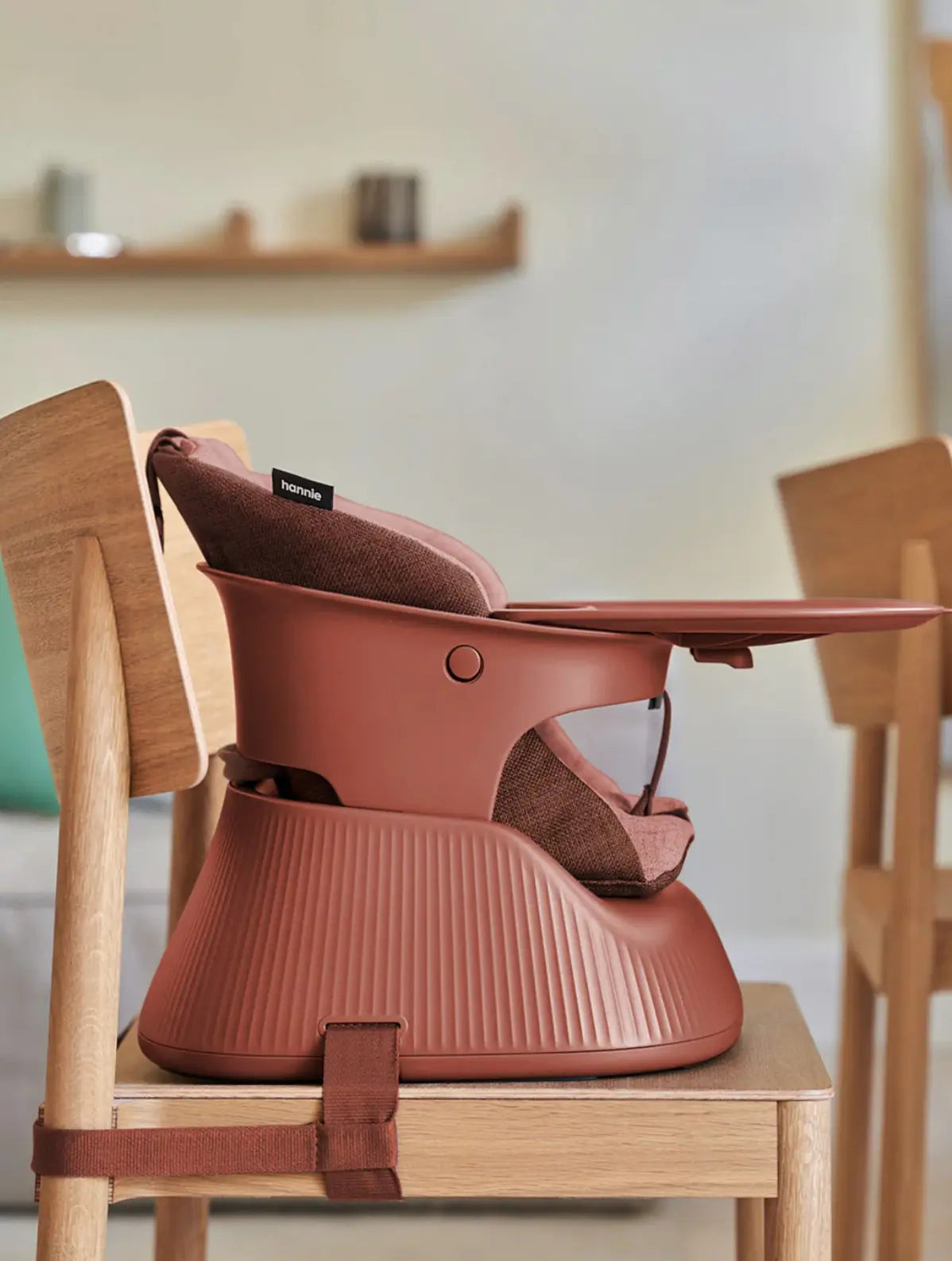 stokke - clikk high chair - sunny coral The Portable High Chair - Hannie