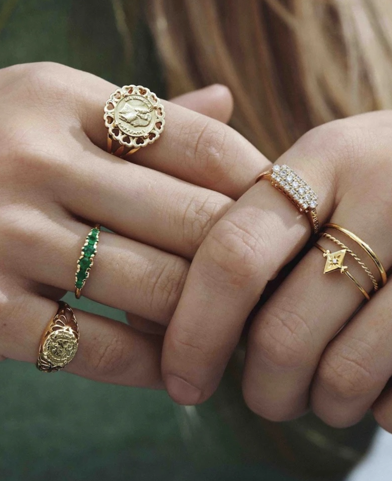 Betsy Pink Ring 14k Gold