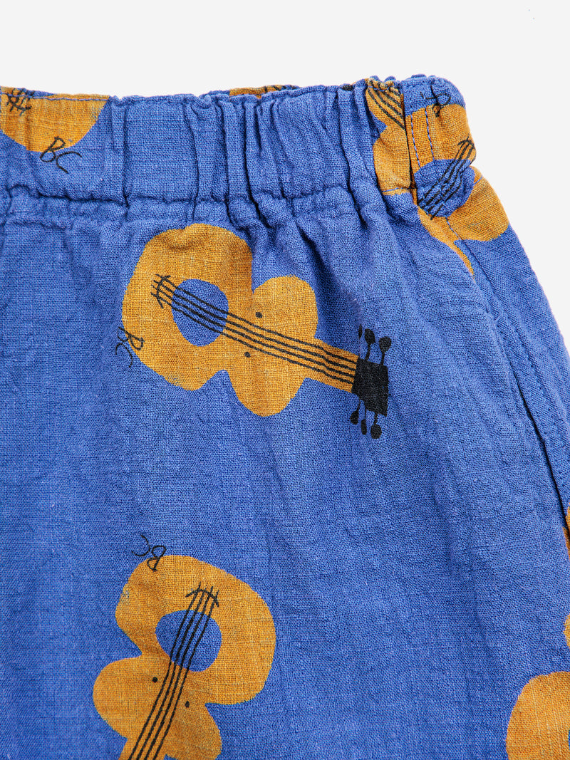 Szorty Acoustic Guitar all over woven shorts