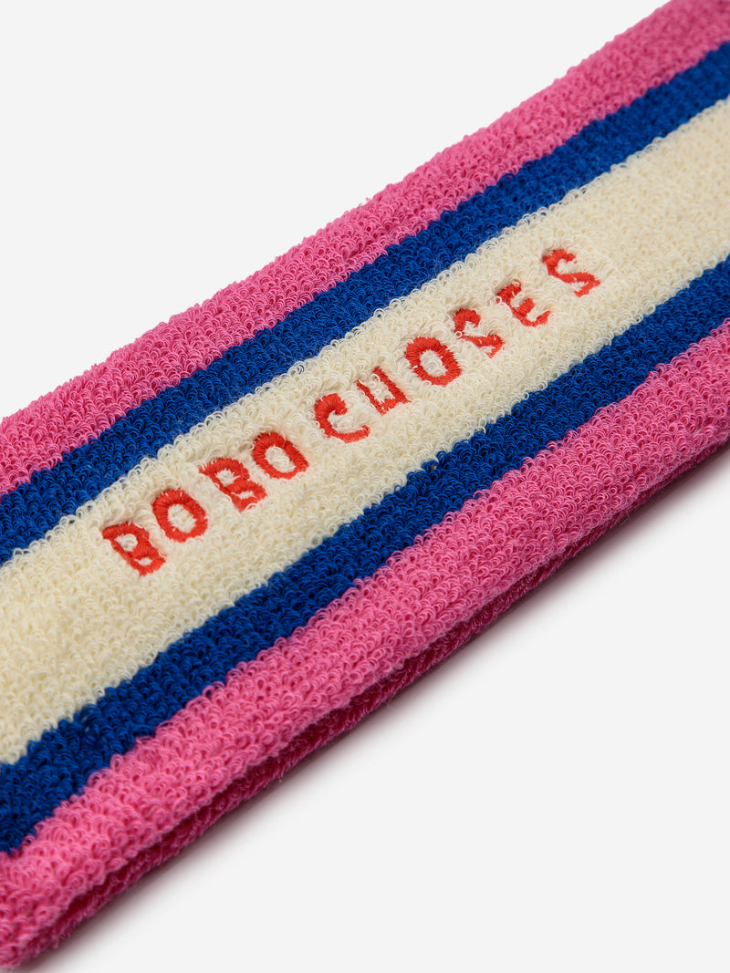 Opaska Bobo Choses pink towel headband
