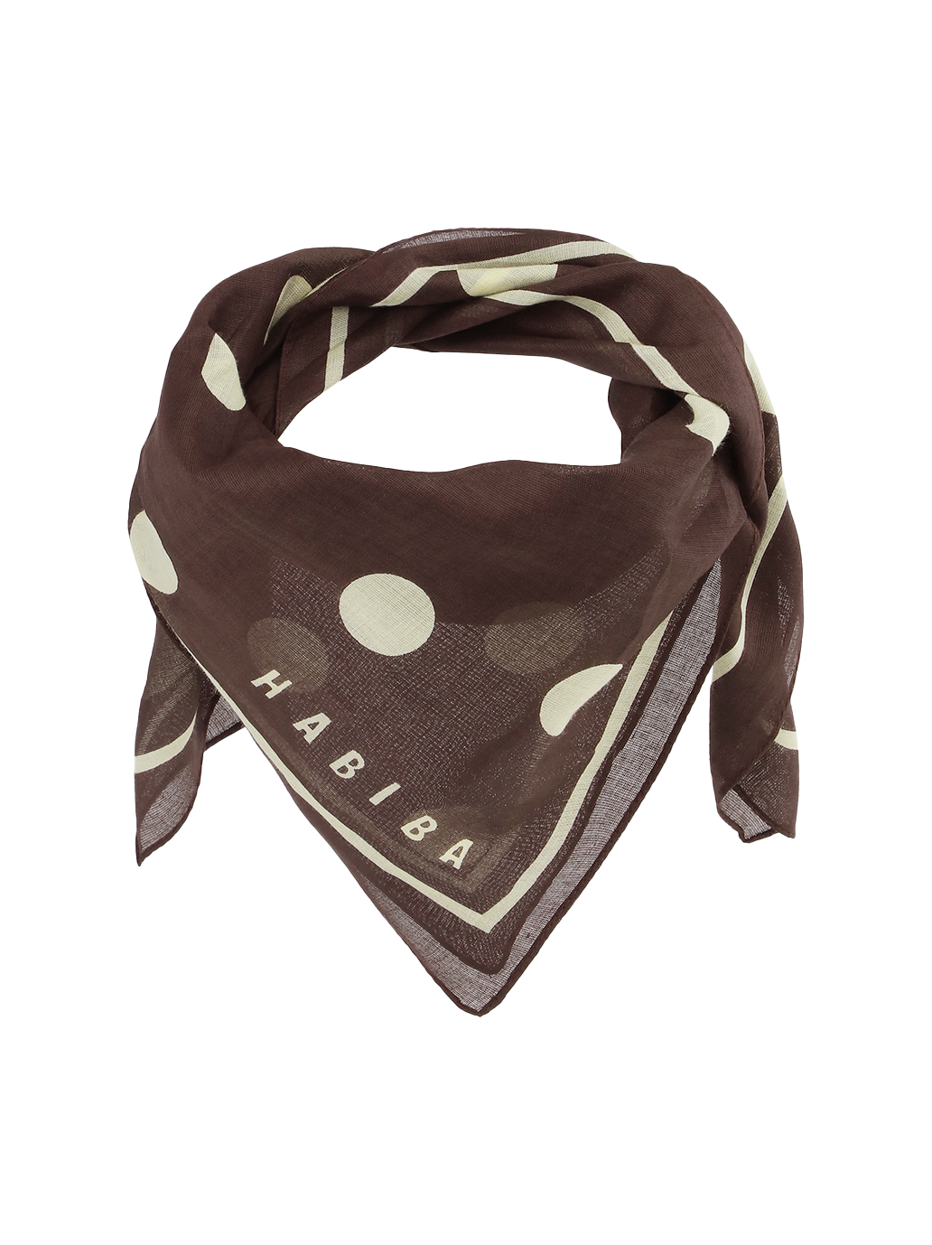 Bawełniana bandana Milla COFFEE