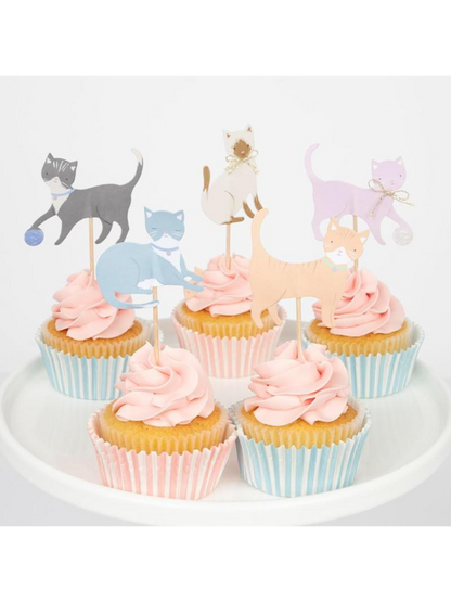Zestaw papierowych ozdób do babeczek i ciast Meri Meri BÉBÉ Concept 