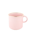 ręcznie wykonany kubek ceramiczny ze złoceniem pink