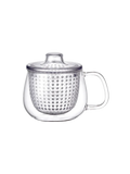 Скляна чашка для чаю з заваркою