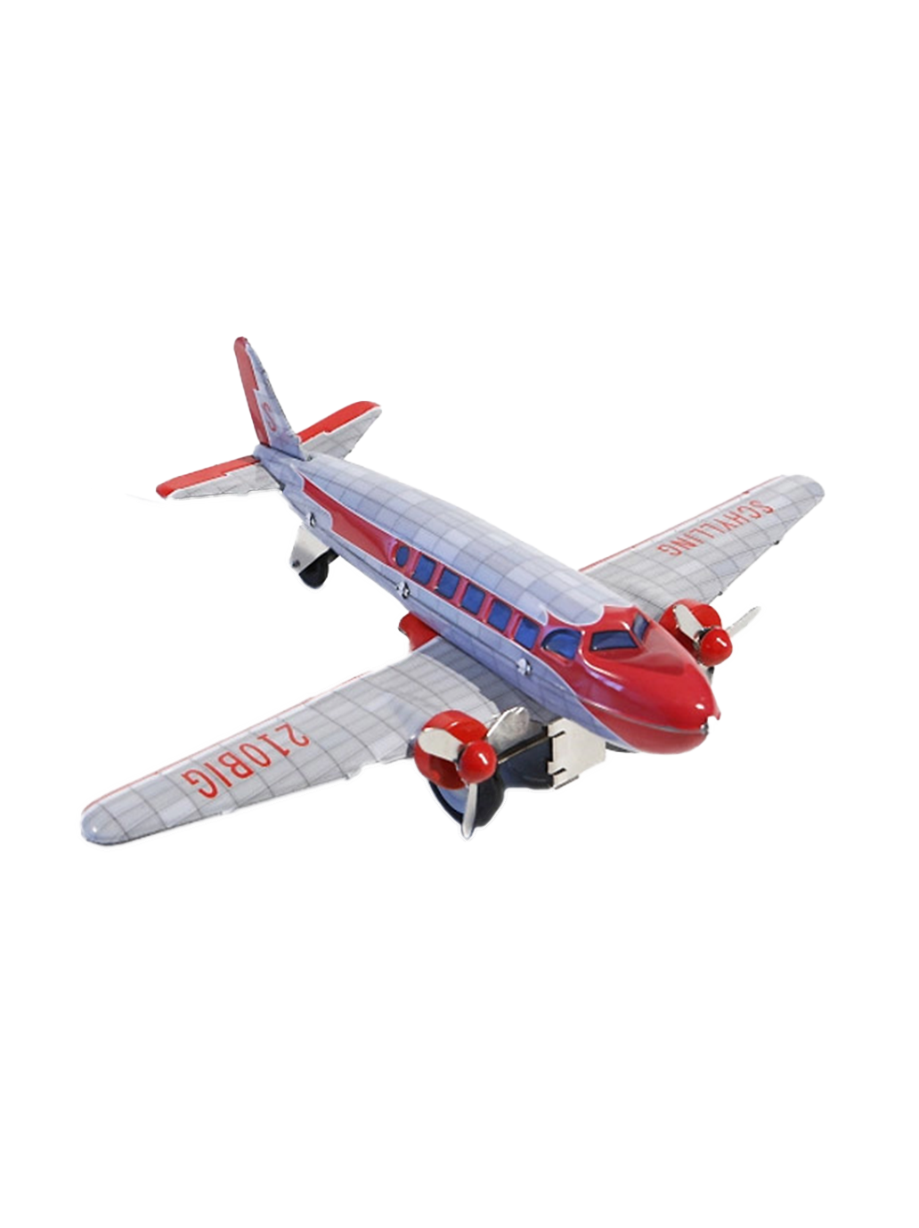 Blaszana retro zabawka Śmigłowiec DC3 Die Blechfabrik BÉBÉ Concept 