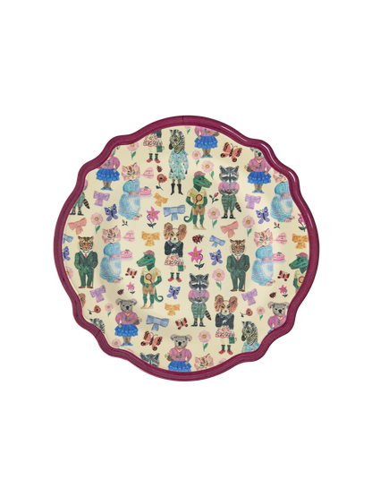 Talerz obiadowy z melaminy Rice x Nathalie Lete RICE BÉBÉ Concept 