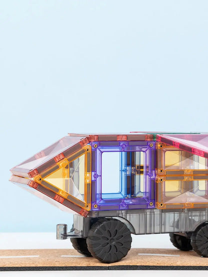 Klocki magnetyczne Pastel Transport Pack Connetix BÉBÉ Concept 