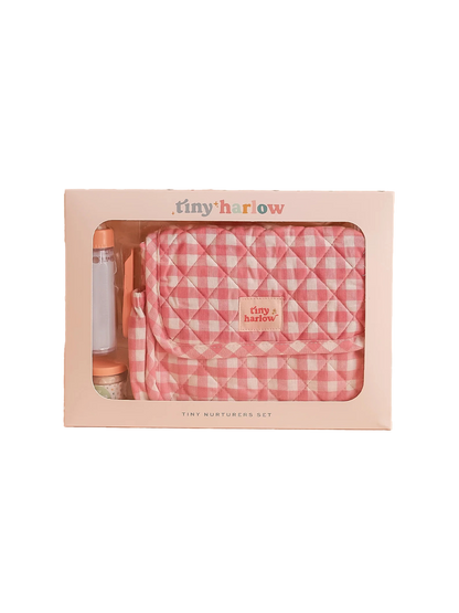 Tiny Nurturers torba z akcesoriami do karmienia lalek Tiny Harlow BÉBÉ Concept 