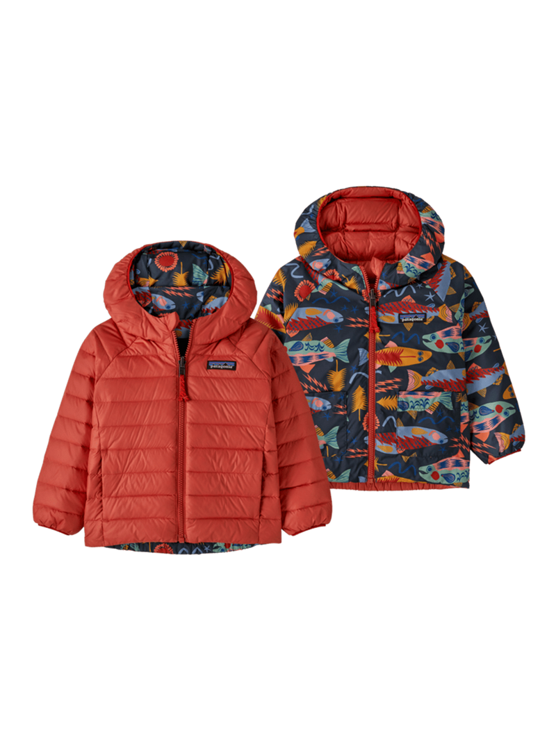 Dwustronna kurtka puchowa Baby Reversible Down Hoody Patagonia BÉBÉ Concept 