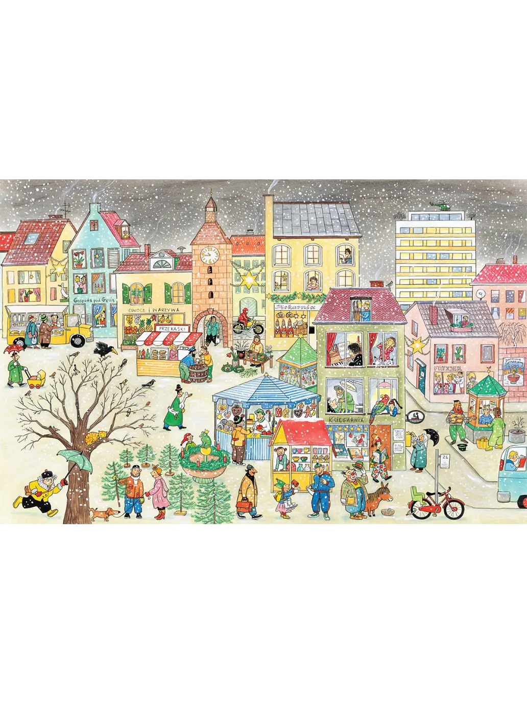 Zima na ulicy Czereśniowej Wydawnictwo Dwie Siostry BÉBÉ Concept