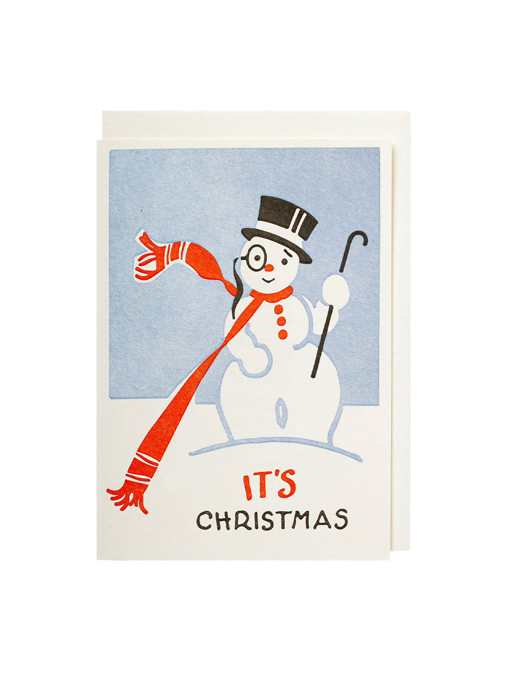 Ozdobna kartka z kopertą Snowman Archivist Gallery BÉBÉ Concept 