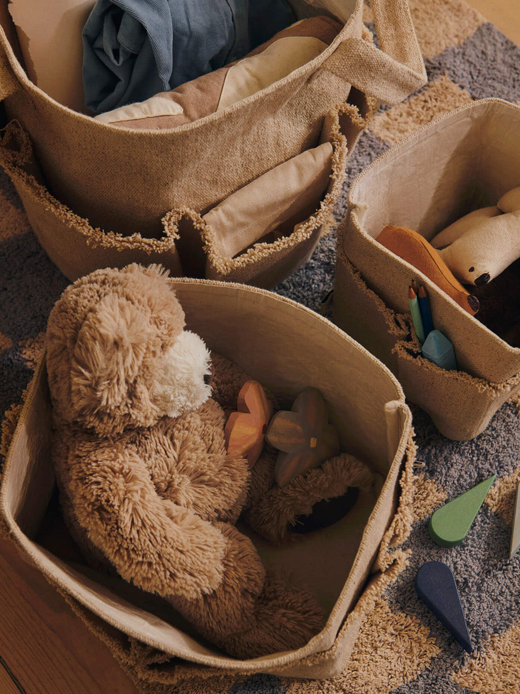 Kosz do przechowywania Hokan Textile Storage Ferm Living BÉBÉ Concept 