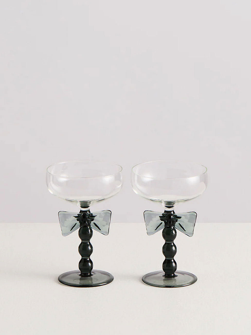 Komplet kieliszków Black Bow Coupes Maison Balzac BÉBÉ Concept 