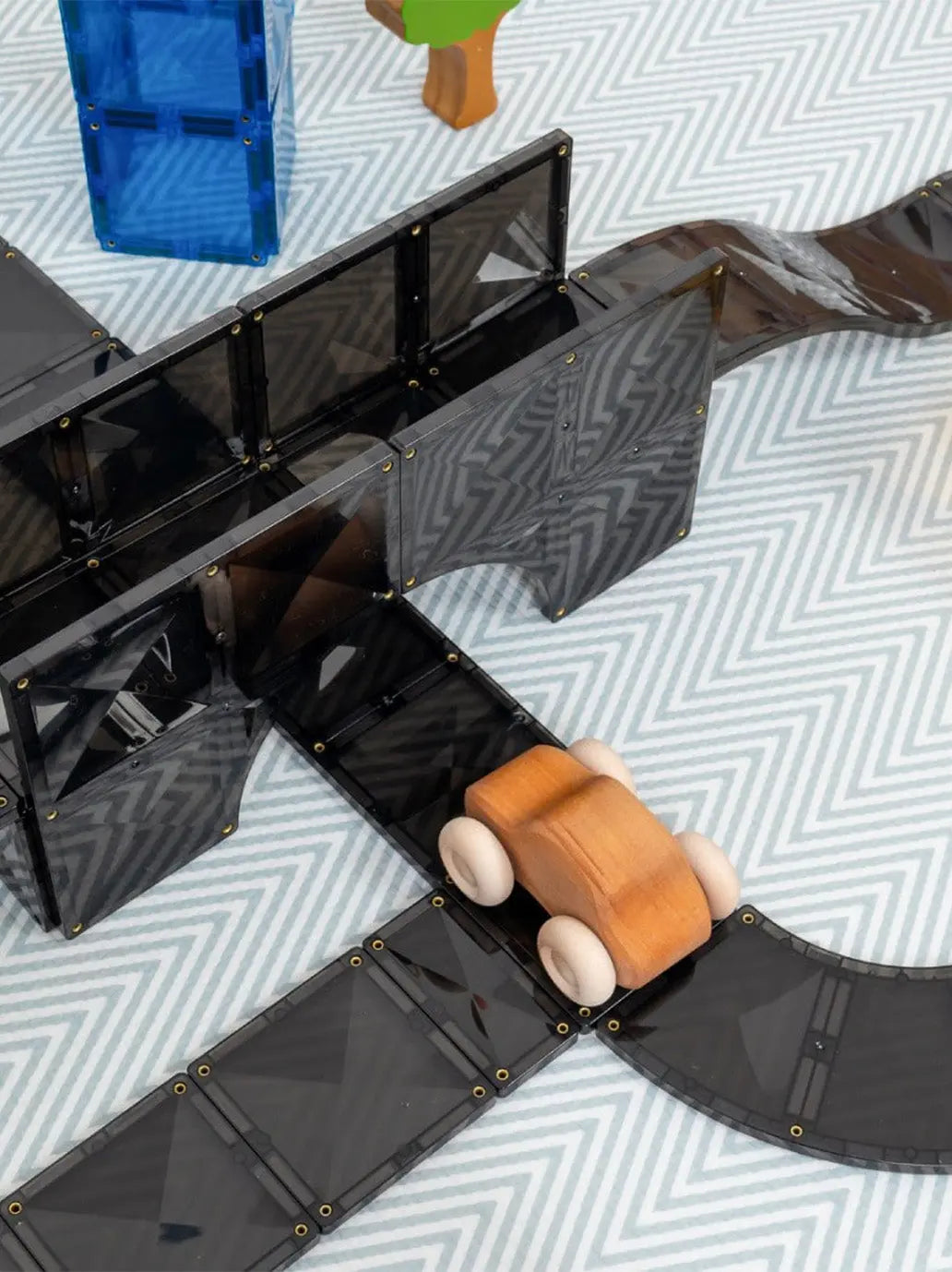 Klocki magnetyczne drogi Creative Roads Pack Connetix BÉBÉ Concept 